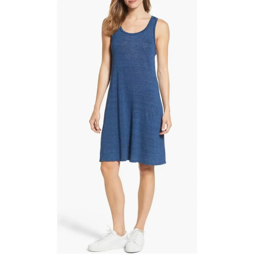 ✨LAST CHANCE✨NWT AG Jeans Avril Japanese Linen Tank Dress - Picture 1 of 5